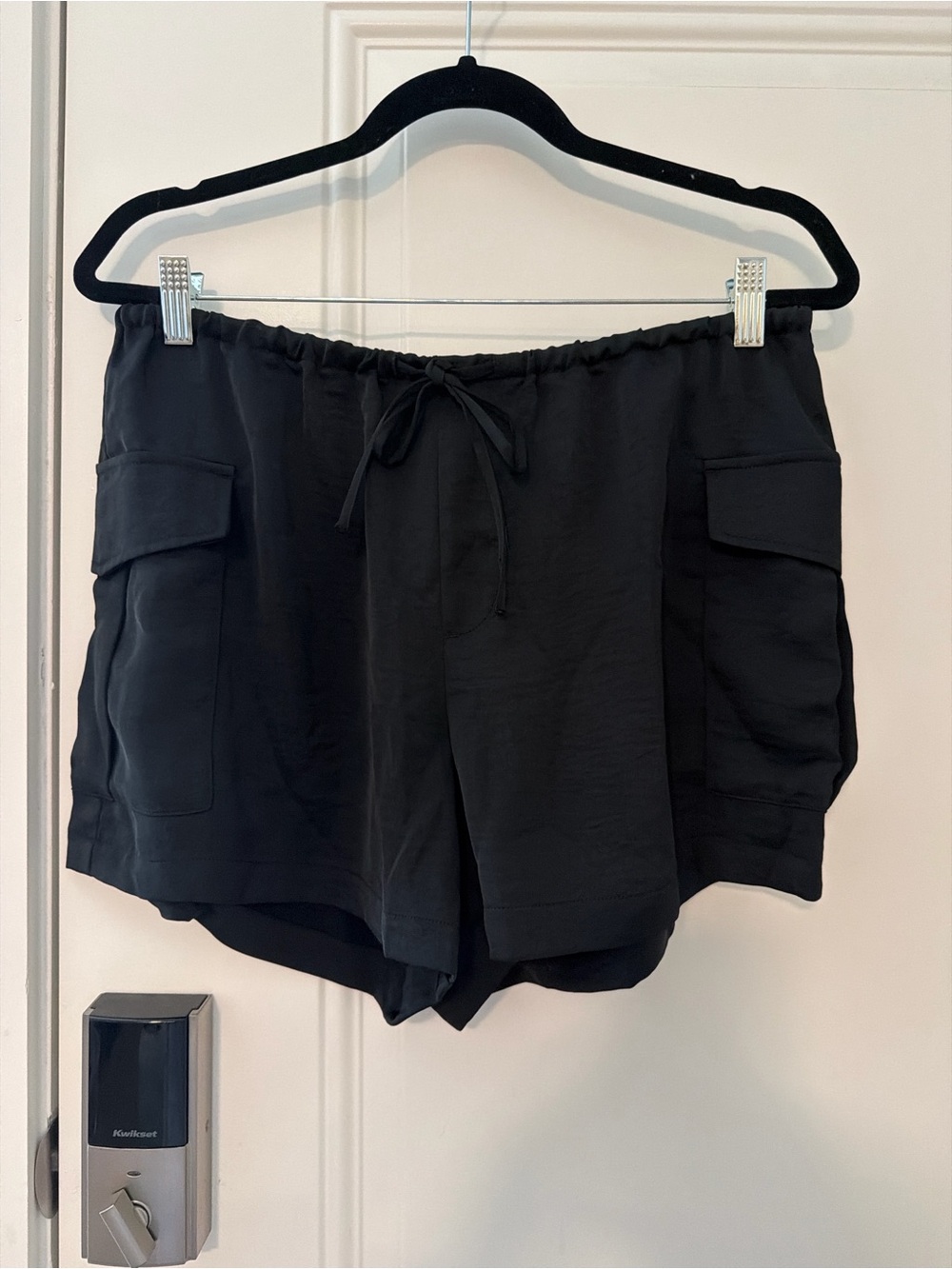 a new day Black Cargo Drawstring Shorts